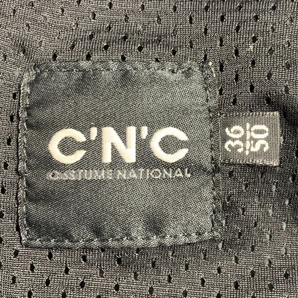 CoSTUME NATIONAL Size S Green Black Iridescent Polyester Jacket - Picture 5 of 8